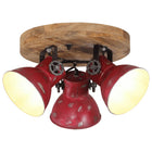 Ceiling lamp 25 W E27 35x35x25 cm weathered red