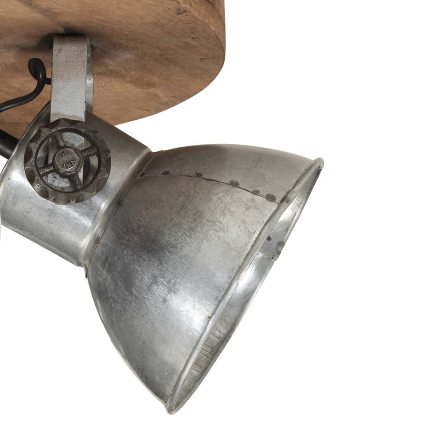 Plafondlamp 25 W E27 50x50x25 cm vintage zilverkleurig