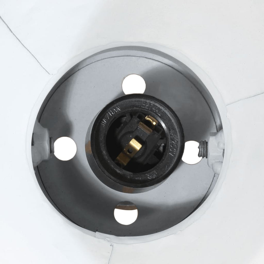 Plafondlamp 25 W E27 50X50X25 Cm Rond - 5 lampenkappen 1 Zwart