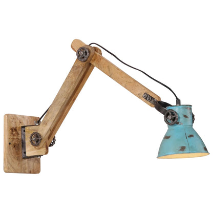 Wandlamp 25 W E27 96x15x20 cm verweerd blauw