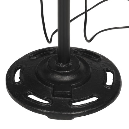 Vloerlamp 25 W E27 25x25x90/160 cm verweerd blauw