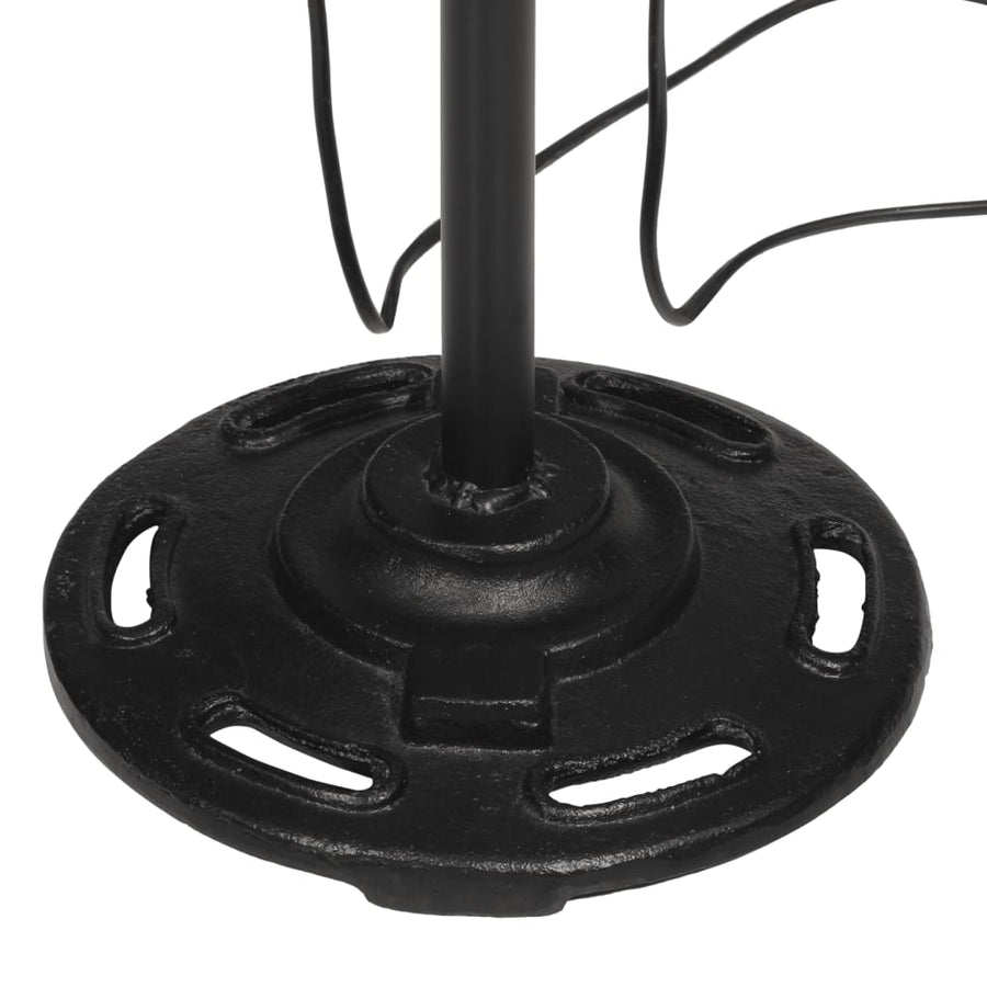 Vloerlamp 25 W E27 25x25x90/160 cm verweerd blauw