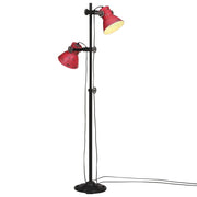 Vloerlamp massief mangohout verweerd rood 90/160 cm