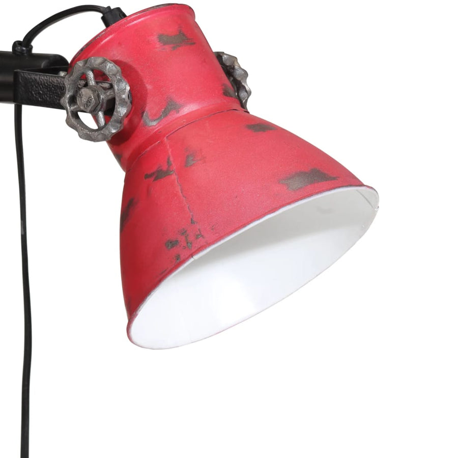 Vloerlamp 25 W E27 25x25x90/160 cm verweerd rood