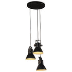 Hanglamp 30x30x100 cm zwart E27