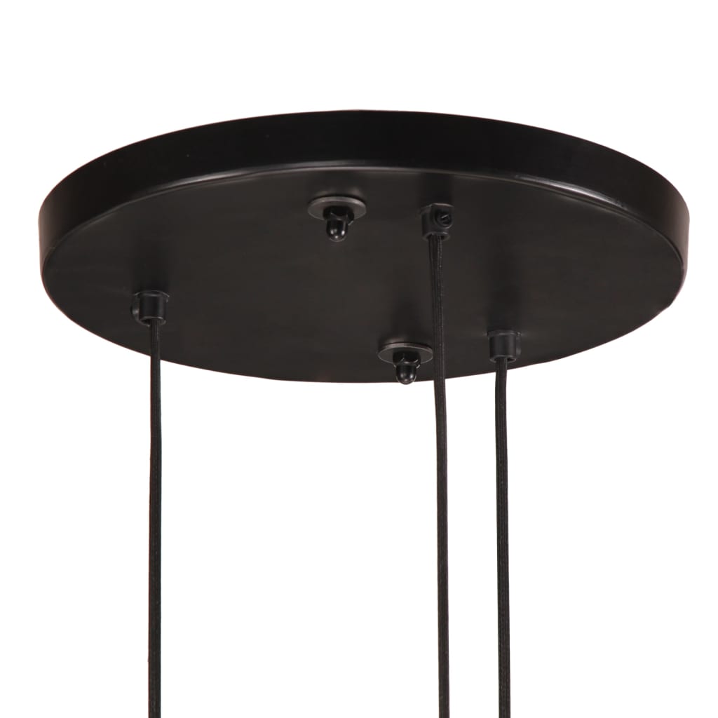 Hanglamp 25 W E27 30x30x100 cm zwart