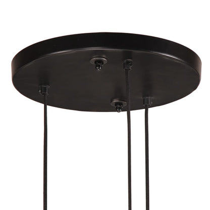Hanglamp 25 W E27 30x30x100 cm zwart