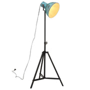 Vloerlamp 61x61x90/150 cm verweerd blauw E27