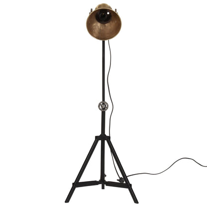 Vloerlamp 25 W E27 35X35X65/95 Cm Antiek Messingkleurig Koper
