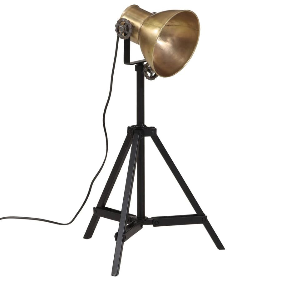 Vloerlamp 25 W E27 35X35X65/95 Cm Antiek Messingkleurig Koper
