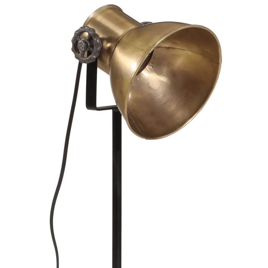 Vloerlamp 25 W E27 35X35X65/95 Cm Antiek Messingkleurig Koper
