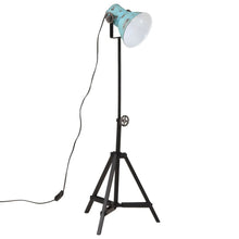Vloerlamp 25 W E27 35x35x65/95 cm verweerd blauw