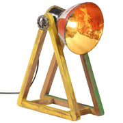 Bureaulamp 30x17x40 cm mangohout meerkleurig
