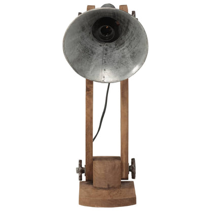 Bureaulamp 25 W E27 23x13x52 cm vintage zilverkleurig