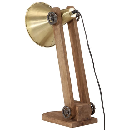 Bureaulamp 25 W E27 23X13X52 Cm Antiek Messing Koper