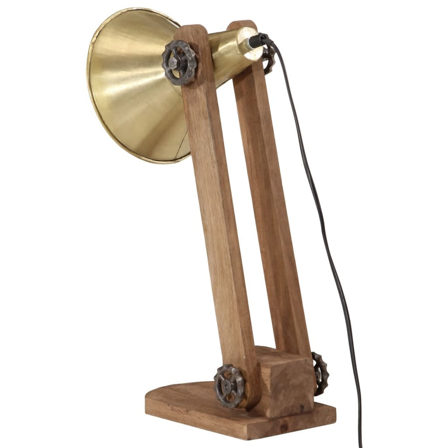 Bureaulamp 25 W E27 23X13X52 Cm Antiek Messing Koper