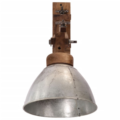Wandlamp 25 W E27 vintage zilverkleurig