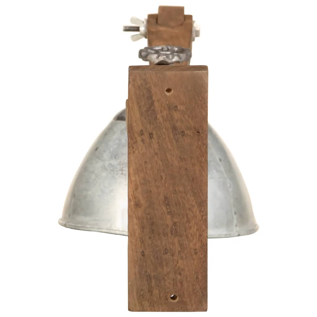 Wandlamp 25 W E27 vintage zilverkleurig