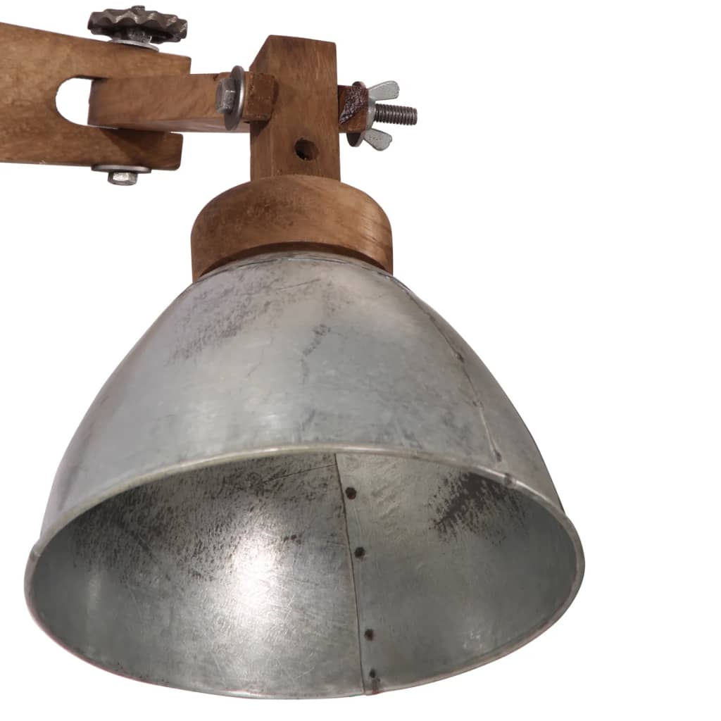 Wandlamp 25 W E27 vintage zilverkleurig