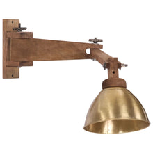 Wandlamp 25 W E27 antiek messingkleurig