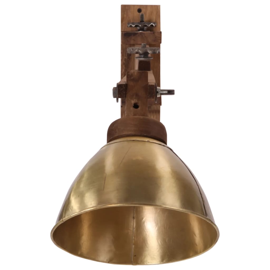 Wandlamp 25 W E27 antiek messingkleurig
