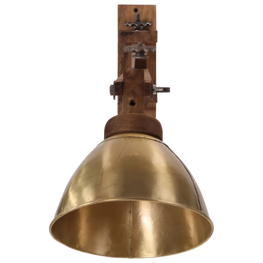 Wandlamp 25 W E27 antiek messingkleurig