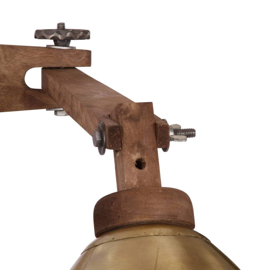 Wandlamp 25 W E27 antiek messingkleurig