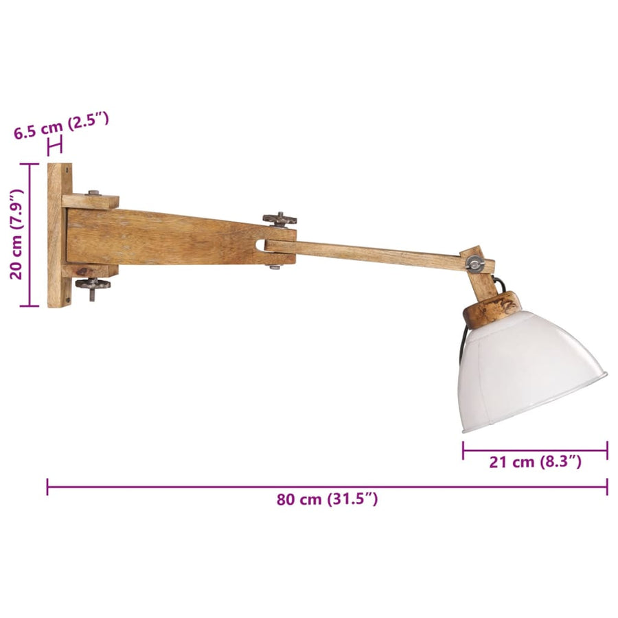 Wandlamp 25 W E27 Wit