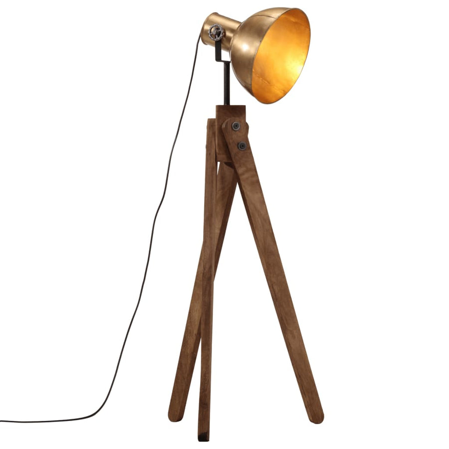 Vloerlamp 25 W E27 45X45X120 Cm Antiek Messingkleurig Koper