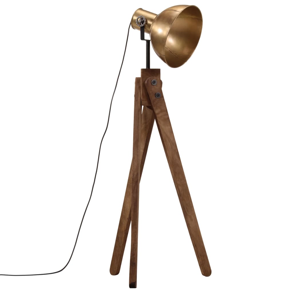 Vloerlamp 25 W E27 45X45X120 Cm Antiek Messingkleurig Koper