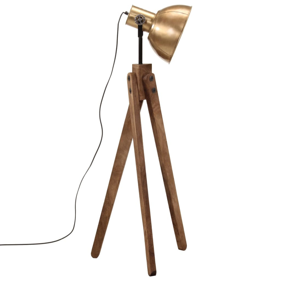 Vloerlamp 25 W E27 45X45X120 Cm Antiek Messingkleurig Koper