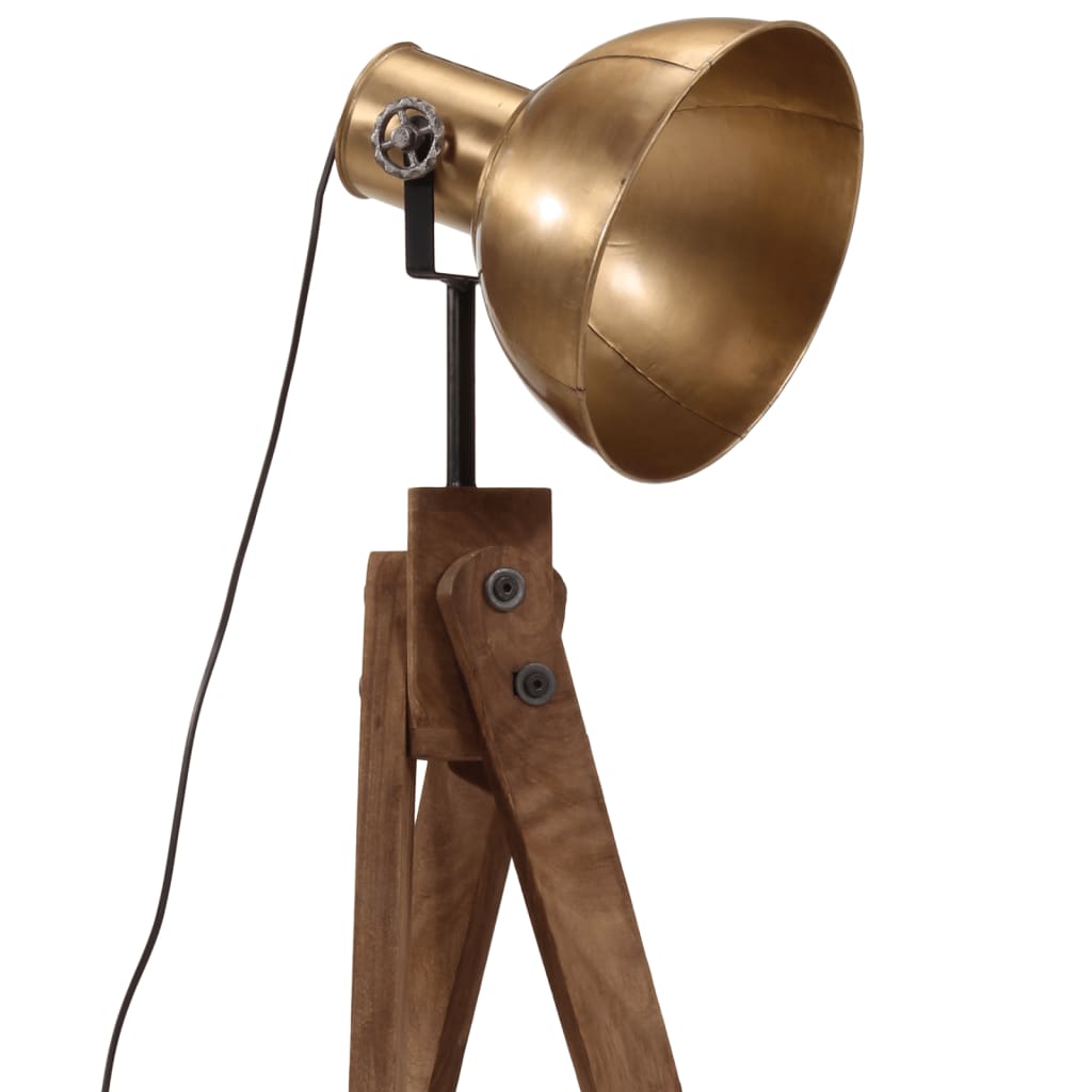 Vloerlamp 25 W E27 45X45X120 Cm Antiek Messingkleurig Koper