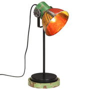 Bureaulamp massief mangohout E27 meerkleurig 17x17x50 cm