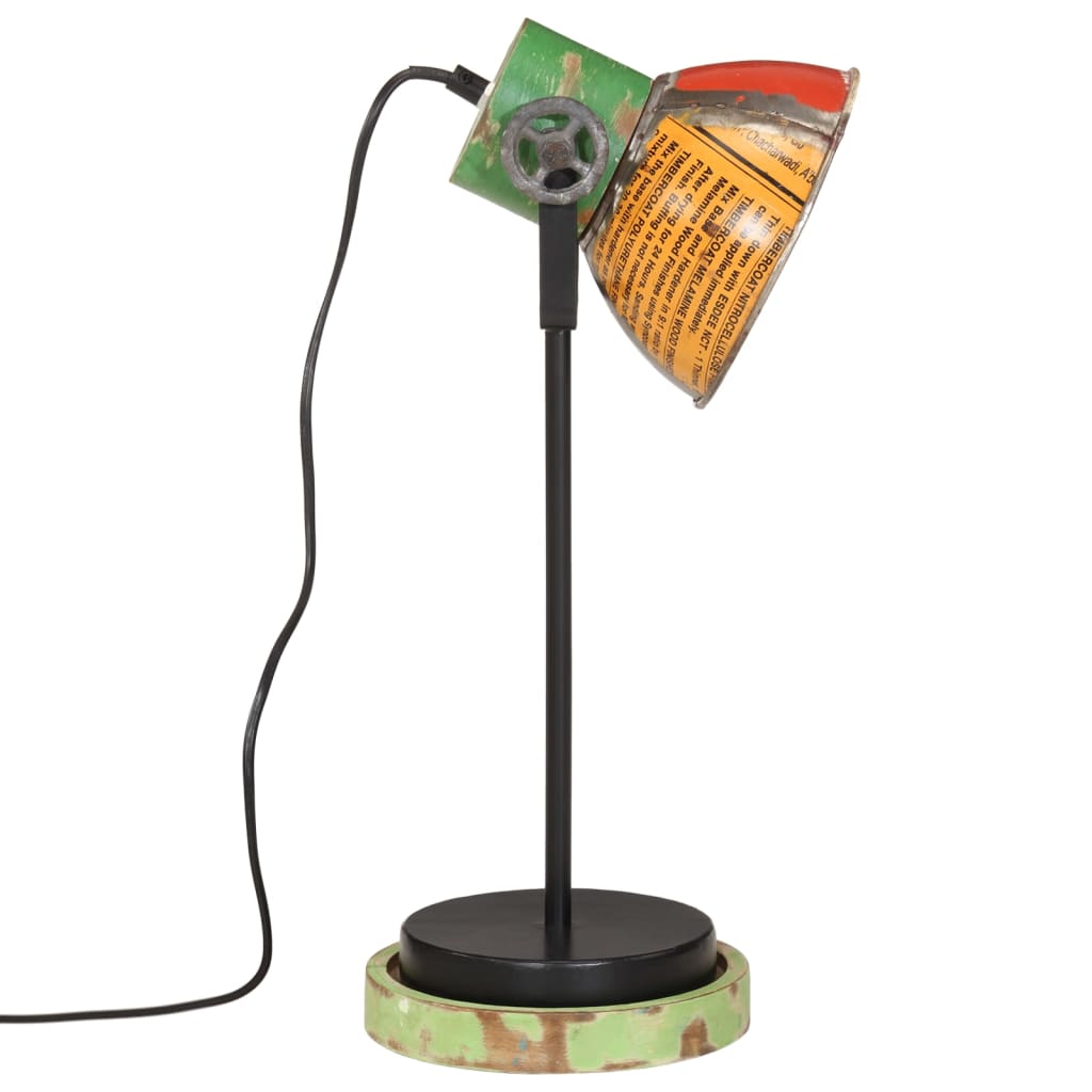 Bureaulamp 25 W E27 17X17X50 Cm Meerkleurig Multikleur