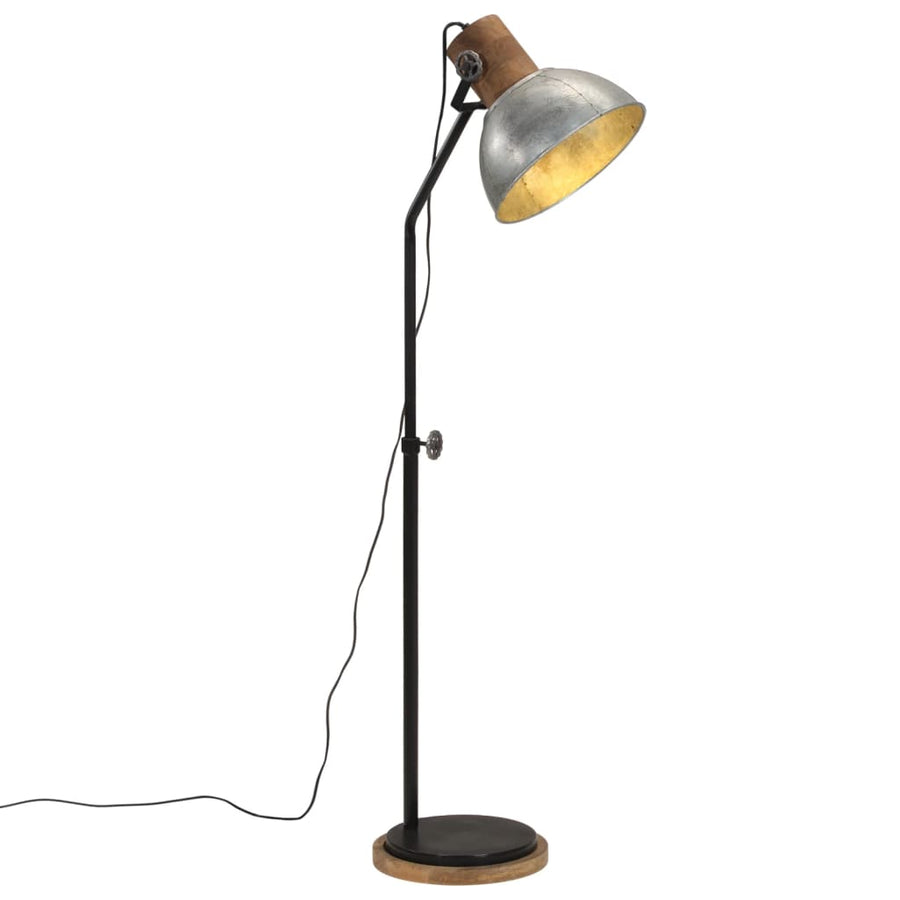 Vloerlamp 25 W E27 30X30X100-150 Cm Vintage Kleurig Zilver