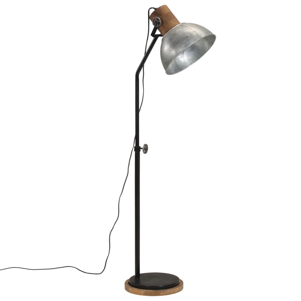 Vloerlamp 25 W E27 30X30X100-150 Cm Vintage Kleurig Zilver