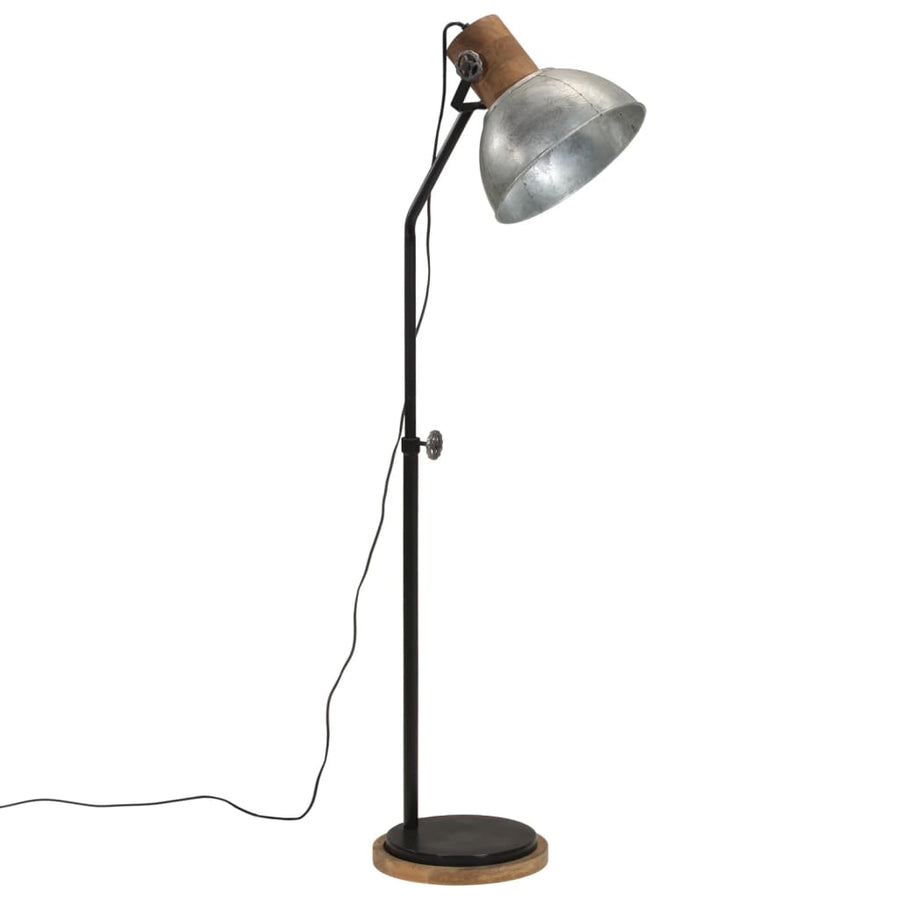 Vloerlamp 25 W E27 30X30X100-150 Cm Vintage Kleurig Zilver