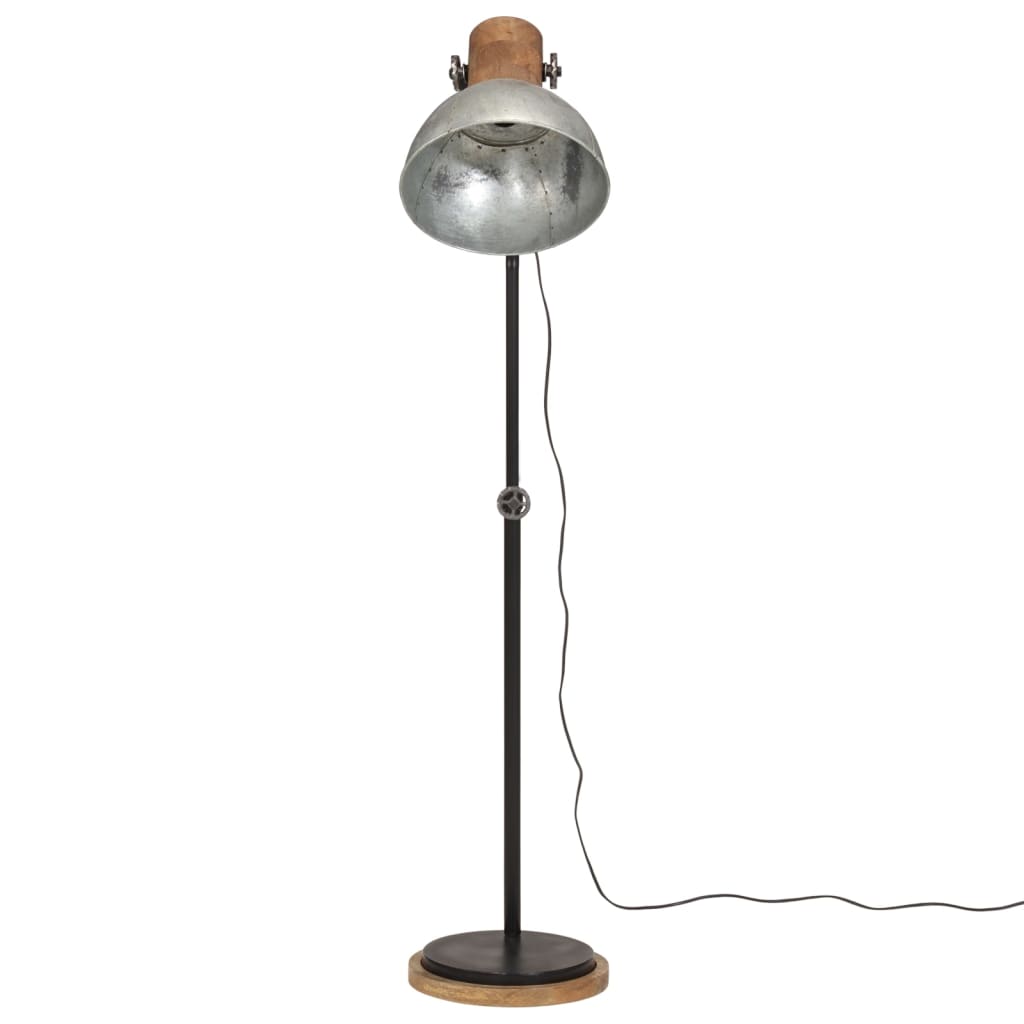Vloerlamp 25 W E27 30X30X100-150 Cm Vintage Kleurig Zilver