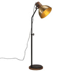 Vloerlamp 30x30x100-150 cm mangohout messingkleurig