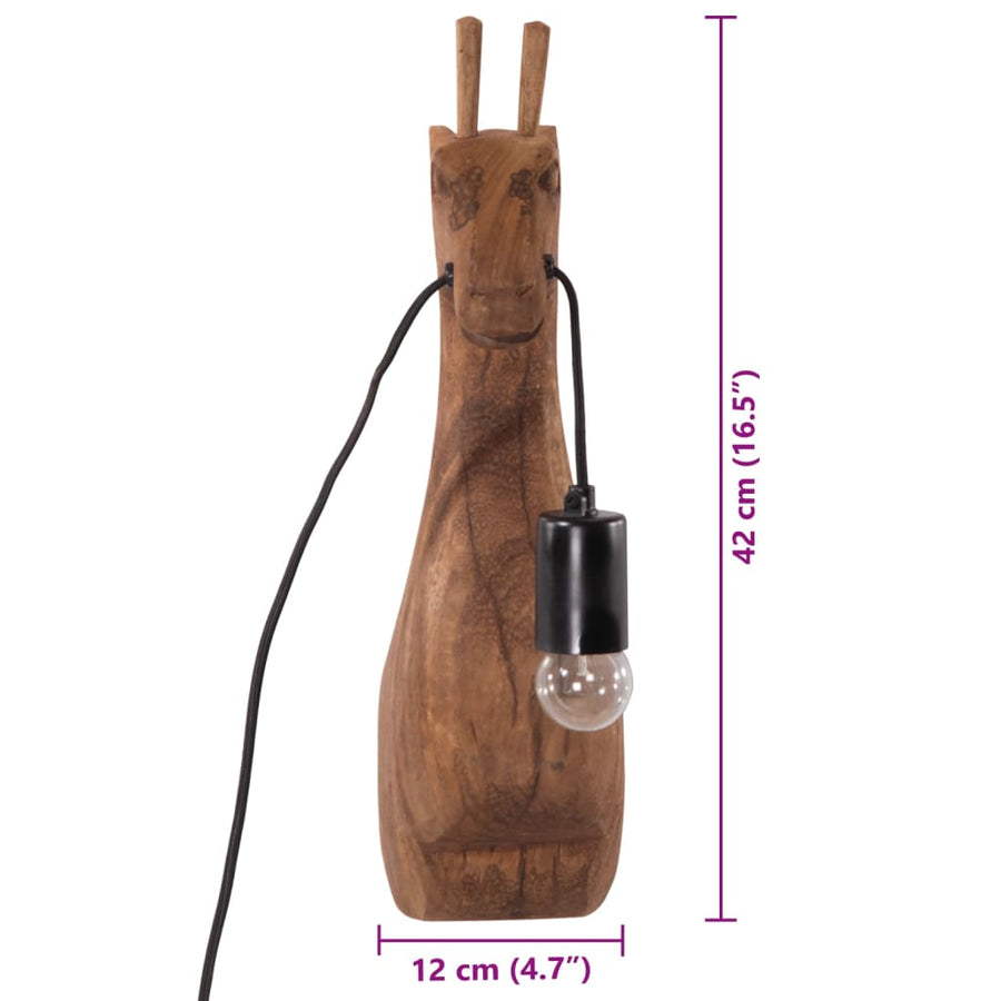 Wandlamp dierenvorm 25 W 12x12x42 cm E27