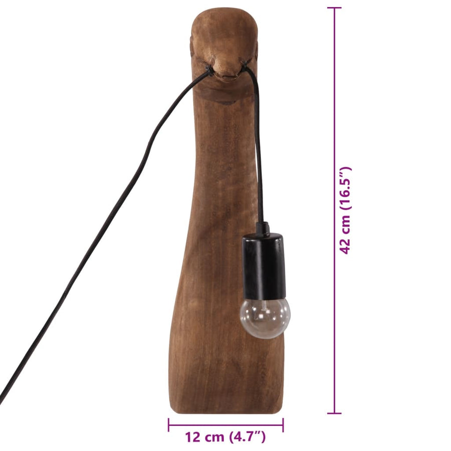 Wandlamp dierenvorm 25 W 12x12x42 cm E27