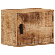Nachtkastje Wandgemonteerd 40X30X25 Cm Massief Mangohout