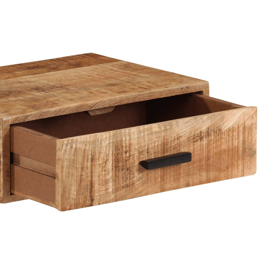 Nachtkastje Wandgemonteerd 40X30X13,5 Cm Massief Mangohout 40 x 30 x 13.5 cm