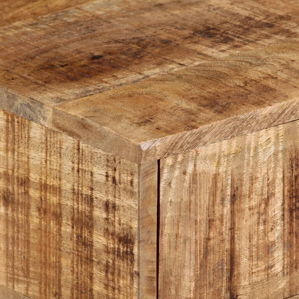 Nachtkastje Wandgemonteerd 40X30X13,5 Cm Massief Mangohout 40 x 30 x 13.5 cm