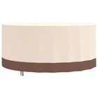 Tuinmeubelhoes Rond 600D Ø Oxford Beige 183 x 71 cm