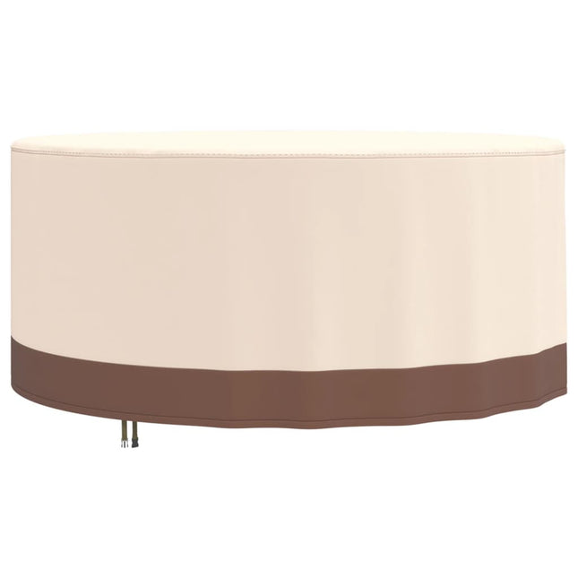 Tuinmeubelhoes Rond 600D Ø Oxford Beige 183 x 71 cm