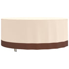 Tuinmeubelhoes Rond 600D Ø Oxford Beige 213 x 71 cm