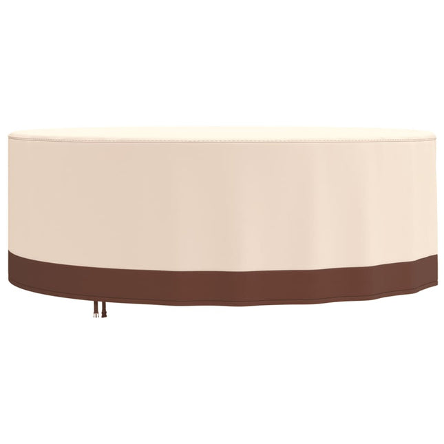 Tuinmeubelhoes rond 600D Ø 244x71 cm oxford beige