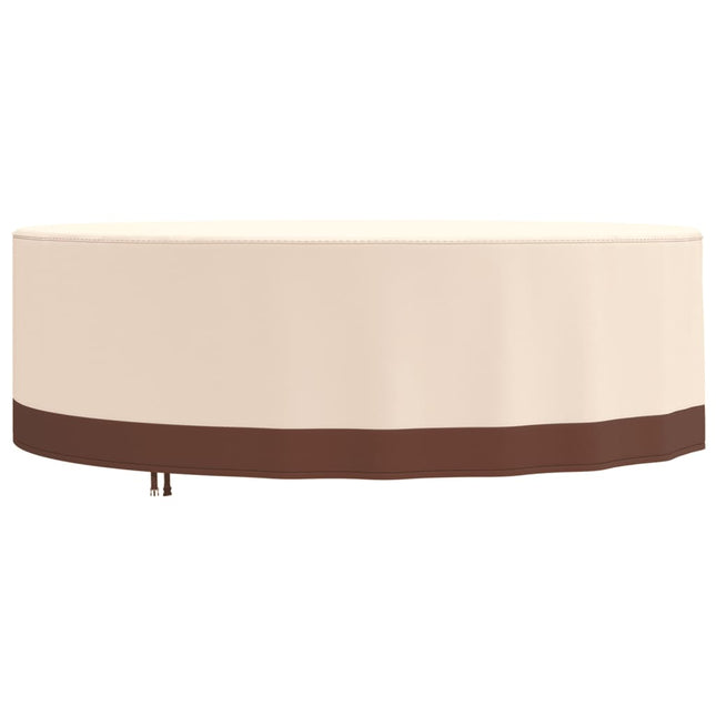 Tuinmeubelhoes Rond 600D Ø Oxford Beige 279 x 71 cm