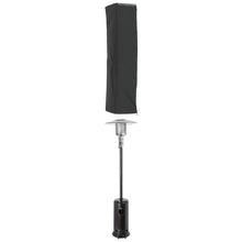 Heaterhoes Piramidevormig 420D Oxford Stof Zwart 58 x 58 x 228 cm